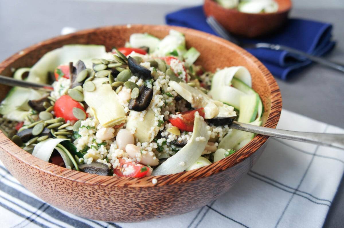Artichoke Millet Power Salad
