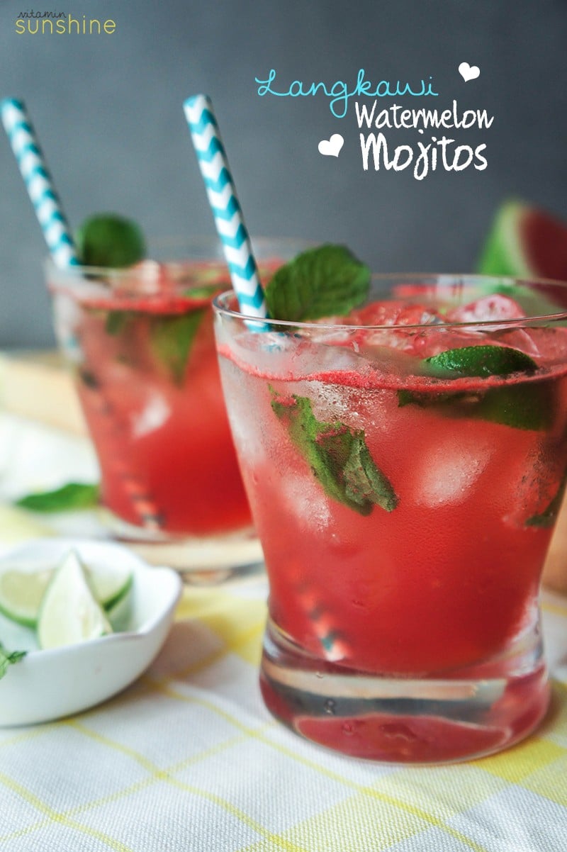 Watermelon Mojitos